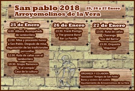 Imagen Programa de las Fiestas de San Pablo 2018