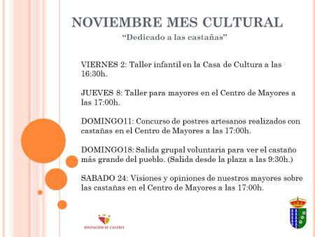 Imagen NOVIEMBRE CULTURAL