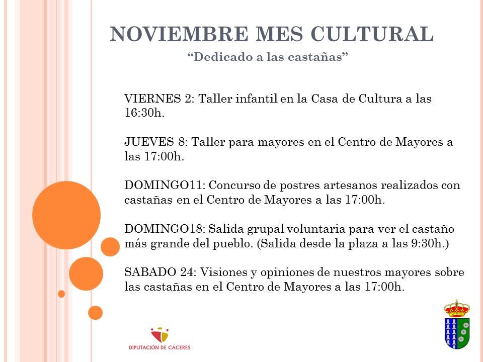 Imagen NOVIEMBRE CULTURAL